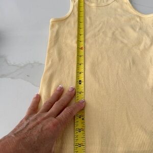 Ladies yellow tee shirt  size M